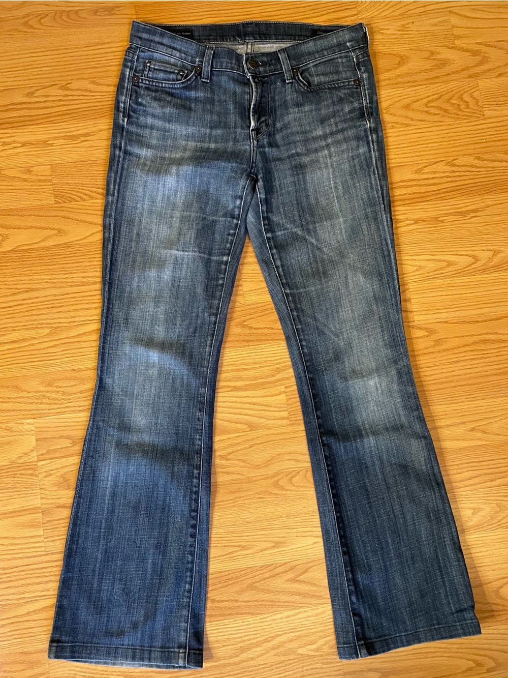 Citizens Of Humanity Medium Dark Blue Flare Jeans